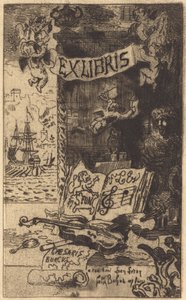 Ex-libris van Leon Lerey