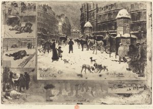 Winter in Parijs