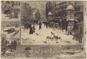 Winter in Parijs