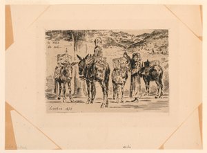 De ezels van het zuiden door Felix Hilaire Buhot