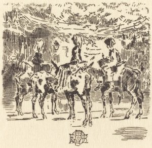 De Kleine Ezel van Luchon door Felix Hilaire Buhot