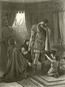 Coriolanus. Act V, Scene III door Felix Octavius Carr Darley