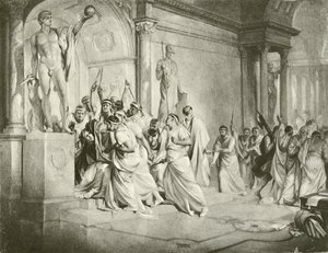 Julius Caesar. Act III-Scene I door Felix Octavius Carr Darley