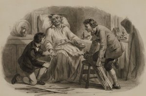 Parabel van de stokken door Felix Octavius Carr Darley