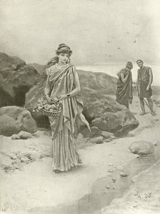 Pericles. Act IV, Scene I (gravure) door Felix Octavius Carr Darley