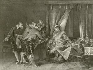 Taming of the Shrew. Inductie, Scene II door Felix Octavius Carr Darley