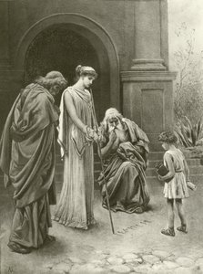 Titus Andronicus. Act IV-Scene I door Felix Octavius Carr Darley