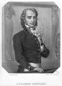 Henri Benjamin Constant de Rebecque (1767-1830) bij de Tribune door Felix Philippoteaux