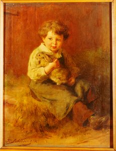 Het Huisdier Konijn door Felix Schlesinger