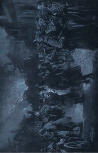 Van het Westelijk Front. Na de slag, illustratie uit Hindenburg gepubliceerd door Daterlandischer Derlag C U Weller Berlijn door Felix Schwormstadt