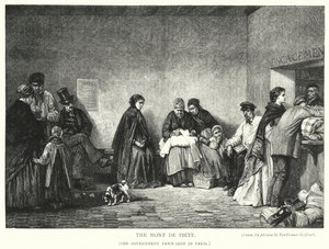 De Mont de Piété, de staatsbank in Parijs