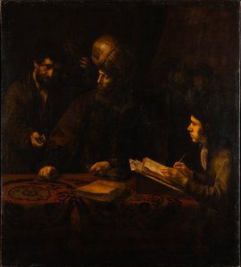 Gelijkenis van de arbeiders in de wijngaard door Ferdinand Bol