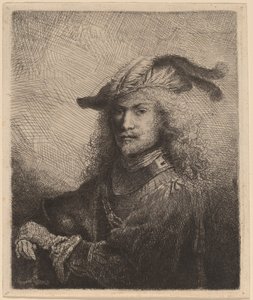 Portret van een officier door Ferdinand Bol