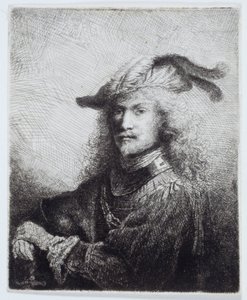 Portret van een officier door Ferdinand Bol