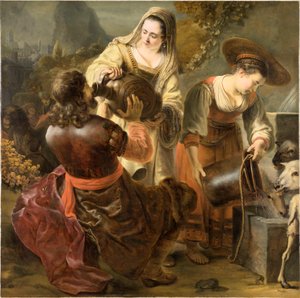 Rebecca en Eliezer bij de Bron, ca. 1645