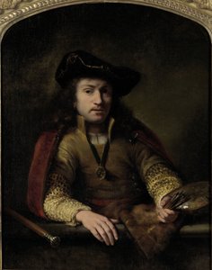 Zelfportret, 1653 door Ferdinand Bol