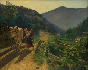 De rozentijd door Ferdinand Georg Waldmüller