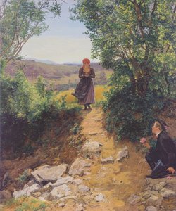 De verwachte door Ferdinand Georg Waldmüller