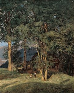 Esdoorns bij Ischl door Ferdinand Georg Waldmuller