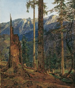 Het Höllengebergte bij Ischl door Ferdinand Georg Waldmuller