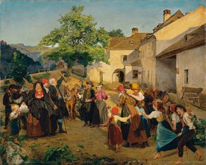 Het afscheid van de bruid van het ouderlijk huis - Höldrichsmühle