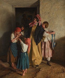 Het afscheid van de peettante (na de vormsel)