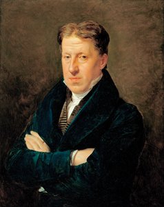 De herbergier Thierry van de herberg " Zun Wolfen in der Au " door Ferdinand Georg Waldmuller