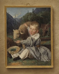 Portret van Gustav von Arthaber als kind