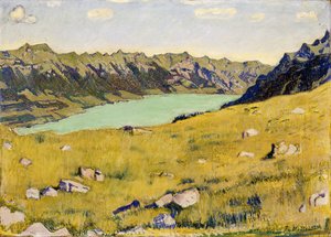 Der Brienzersee von Breitlauenen aus, 1906
