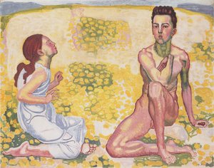 De lente door Ferdinand Hodler