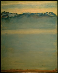 Meer van Genève met de Savoyer Alpen