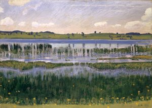 Meer Burgäschi door Ferdinand Hodler
