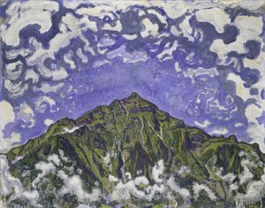 Berg Niesen gezien vanaf Heustrich, 1910