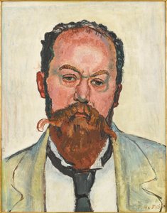 Portret van Mathias Morhardt 1863-1939, 1913 door Ferdinand Hodler