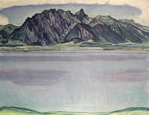 Thunersee met de Stockhorn Bergen, 1910