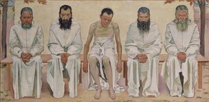Levensmoe, na 1892 door Ferdinand Hodler