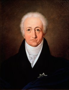 Portret van de auteur Johann Wolfgang von Goethe, 1818