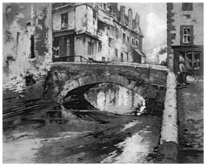 Pont Breton, ca. 1890-1940 door Ferdinand Jean Luigini