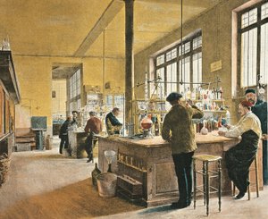 Frankrijk, Parijs, Gemeentelijk chemisch laboratorium in Parijs