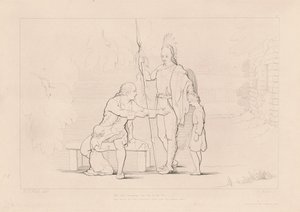 De kleine zuigeling, breng hem naar je liefde door Ferdinand Joubert, after George Elgar Hicks