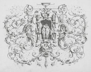 Ornament door Charles Klimsch (gravure) door Ferdinand Karl Klimsch
