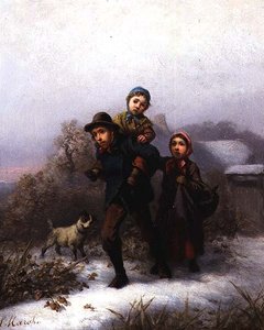 In de winter door Ferdinand Marohn