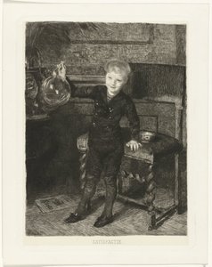 Bellenblazend jongetje