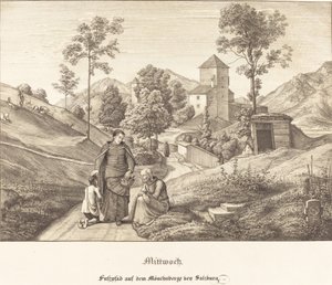 Woensdag - Voetpad op de Mönchsberge bij Salzburg