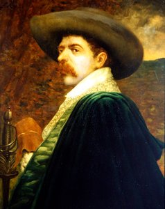 Een cavalier, ca. 1875 door Ferdinand Roybet
