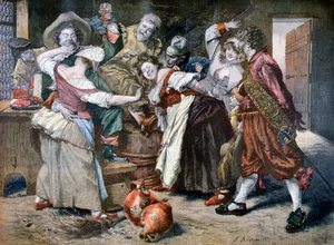 De hete hand door Ferdinand Roybet