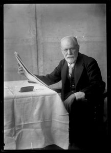 Portret van Sigmund Freud (1856-1939)