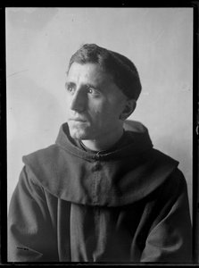 Afbeelding van een Franciscaner in Assisi door Ferdinand Schmutzer
