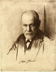 Portret van Sigmund Freud 1856-1939, 1926