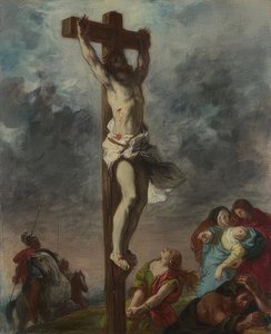 De Kruisiging. 1853 door Ferdinand Victor Eugene Delacroix